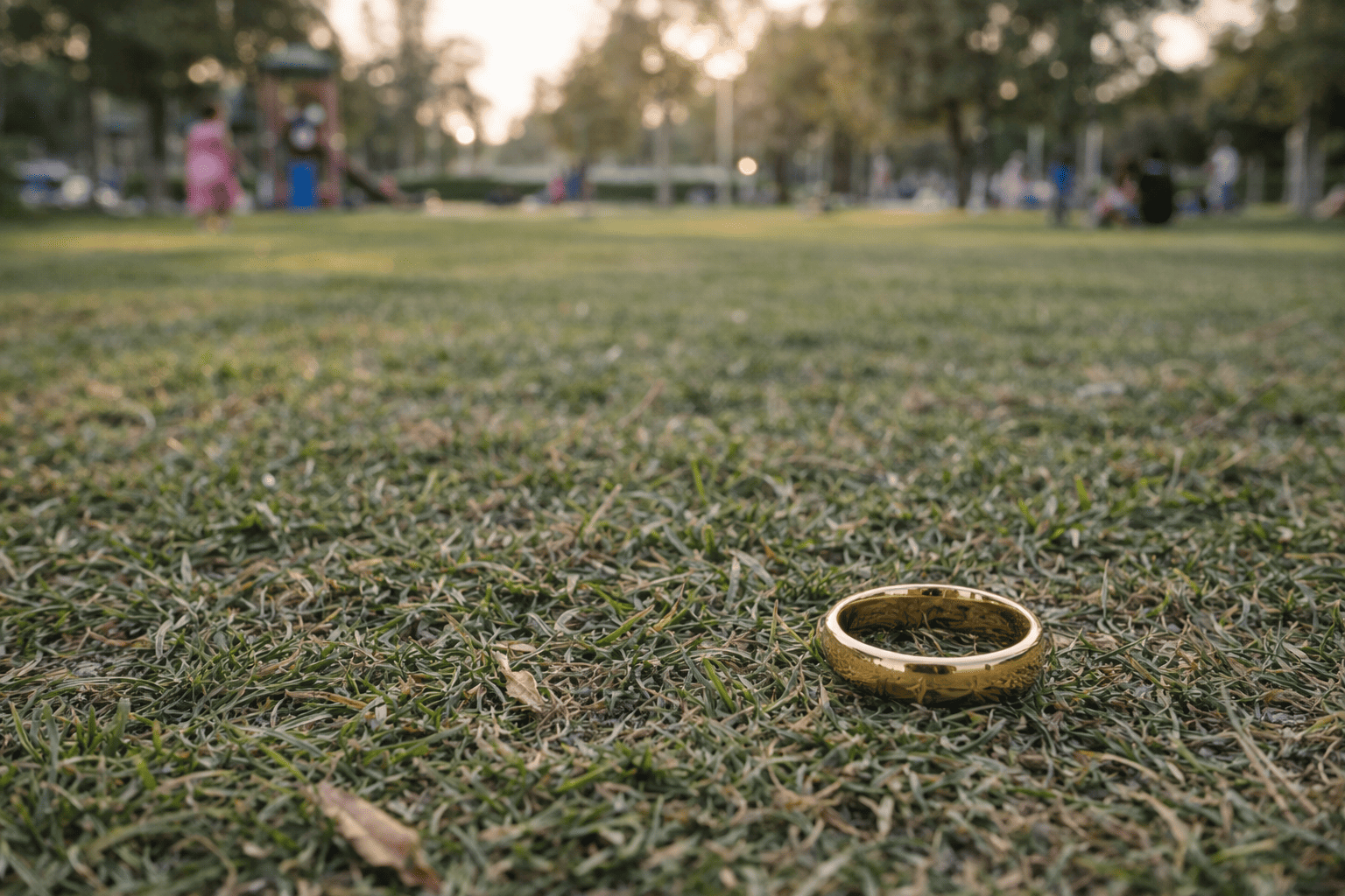 Lost wedding ring in Khalifa City park